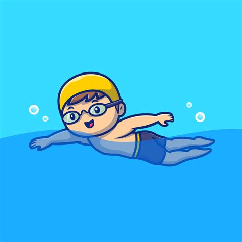 natação desenho
